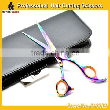HUNTERrapoo professional hair cutting scissors for hairdresser using barber razor cutting shears