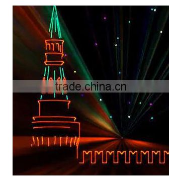 5000mw rgb animation sky laser light for outdoor advertisement with ILDA in & out