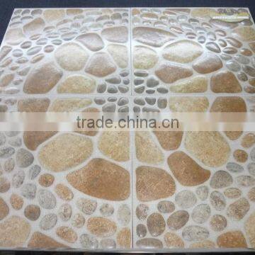 400x400mm discontinued floor tile 3D Inkjet printing outdoor flooring tile