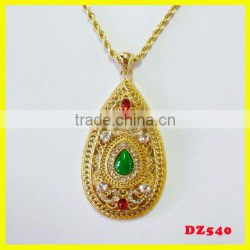 24k gold pendant necklace muslim pendant islam jewelry