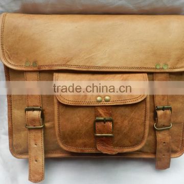 venus leather exports real leather messenger bag in vintage style
