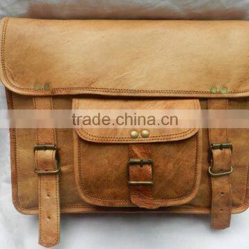 venus leather exports real leather messenger bag in vintage style