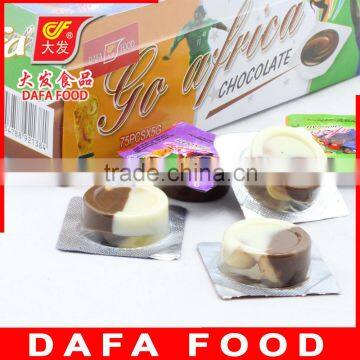 DAFA world cup chocolate cup with biscuit