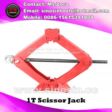 manual types of hydraulic jack scissor jack