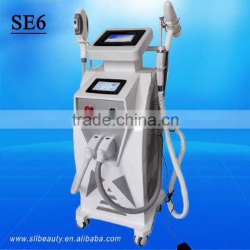 5 in 1 OPT SHR+Elight+BD-LS+RF+Nd Yag Laser Hair Removal Tattoo Removal Machine For Sale