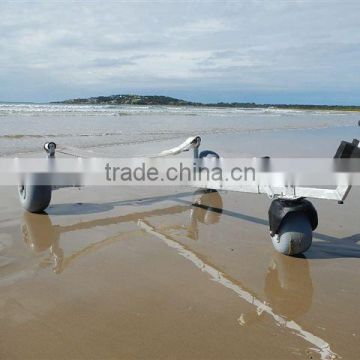 Aluminum boat trailer with balloon tires Small Boat Dollies