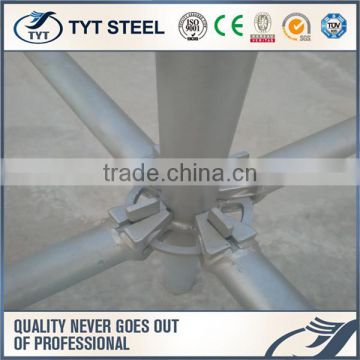 Multifunctional transom for cuplock scaffolding with low price