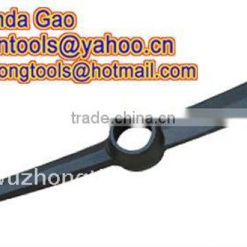 OEM orders top quality cheap drop forged hand tools factory P404 Pick Mattock Pickaxe head
