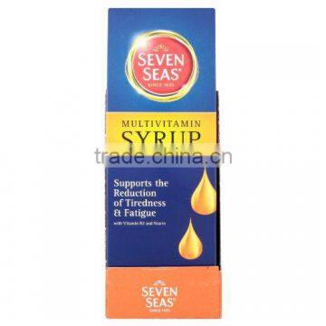 4 X Seven Seas Multivitamin Syrup Orange Flavour Liquid 300ml