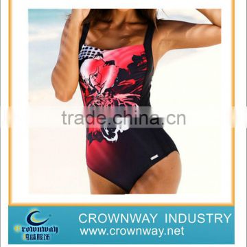 Womens swimsuit & one piece with new design sublimation printing