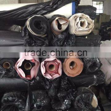 B Grade Pvc Artificial Stocklot , Pvc Synthetic Leather Stocklot for Furnitures and Car Seat and so on