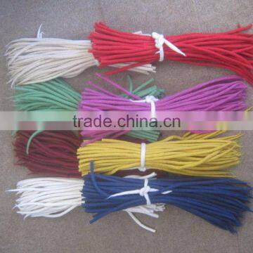 Natural soft wool felted multi color dreadlocks