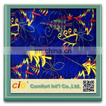 Fashion new style colorful auto products textile car printed fleece fabric bus fabric