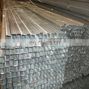 Construction material/metal/ERW q195/zinc coating Tianjin galvanized square/rectangular pipe/tube