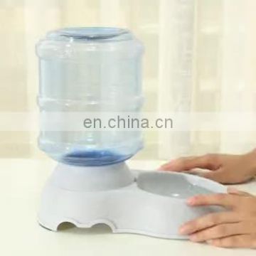 plastic cheap pet automatic food water feeder for cat
