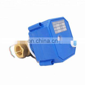 Mini 12V DC Motor Electric Actuator Motorised Ball Valve