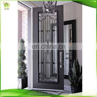 Iron door gate design