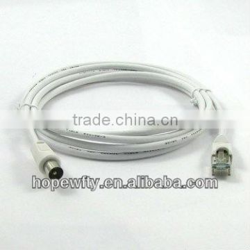 CATV PATCH CORD WITH INTEGRATED BALUN