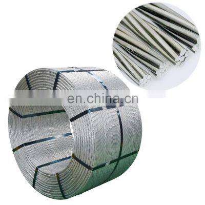 ASTM A-363 Zinc-Coated (Galvanized) Steel Overhead Ground Wire Strand