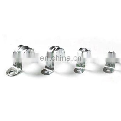 Stainless steel pvc pipe clamp metric saddle clip color zinc high quality u shape galvanized strap clamps