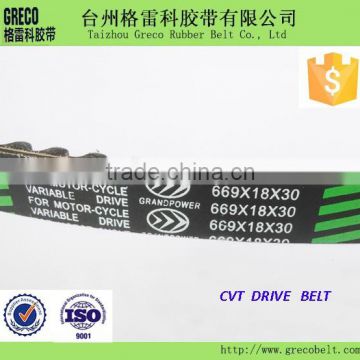various model numbers abd high quality rubber motorcycle v-belts