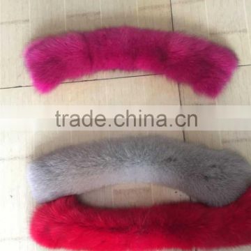 Dyed Fox Fur Stripe Autumn Winter Clothes Raw Material