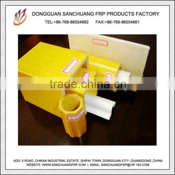 Low Deformation Rate Pultruded Fiberglass FRP Round and Square Tubes