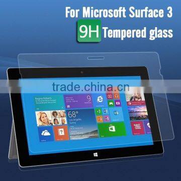 hot new products for 2015 screen protector glass for Microsoft surface3 touch screen glass film