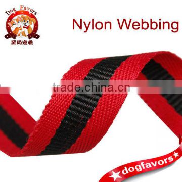 1.5cm red and black stitching,badge medal polyester webbing