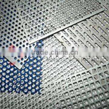 Punched metal sheet