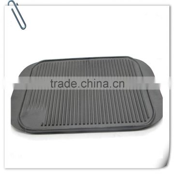 Factory wholesale food safety cast iron grill pan