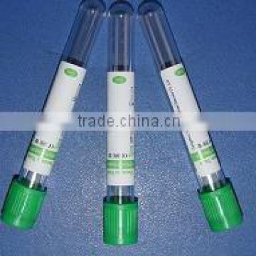 Disposible vacuum blood collection tube(heparin tube)