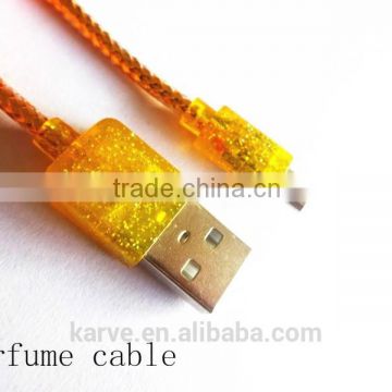 High quality micro perfume cable micro usb cable micro usb data cable