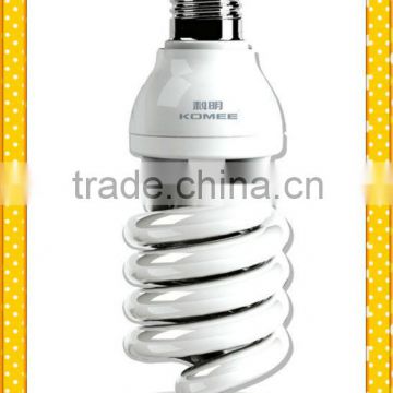 E27 40W half spiral energy saving lamp with CE-CB-RoHS-emc approved (4300k, PBT encosure)