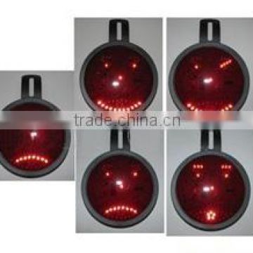 Animated Face LED Car Messaging Sign Board with Dual Power Supply