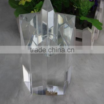 Hot seller factory directly sale blank cube star design crystal trophy fro hot selling