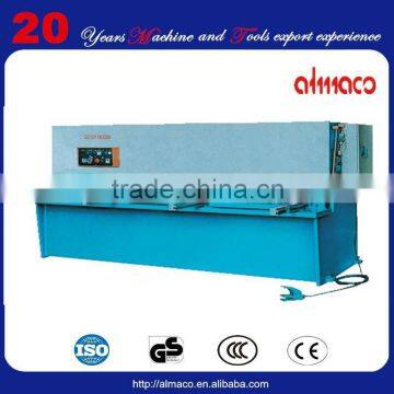 Hydraulic steel swing guillotine shear machine