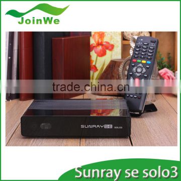 2016 newest model DVB-S2, DVB-C / T, DVB-C/T/T2 1300 MHz Dual Core Mips processor sunray se solo3 tuner for global use
