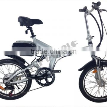 Top E-Cycle Steel Frame Mini Folding Cheap Easy Rider Electric Folding Bike