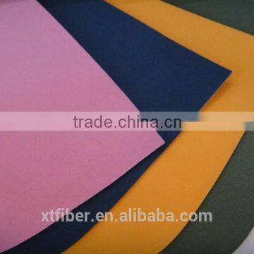 Color space nubuck leather for shoes