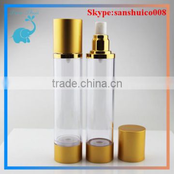 30ml AS lotion bottle ,airless bottle ,clear transparent bottle body