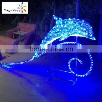 Cutely dolphin solar light dolphin lamp holiday time outdoor led holiday time christmas lights                        
                                                                                Supplier's Choice