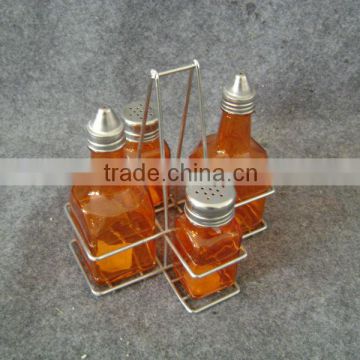 glass bottle for oil and spice
