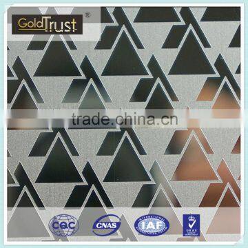 Metal Etching-- AISI304/318/316L/430 stainless steel decorative mirror etching