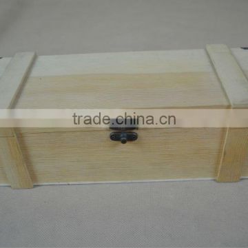 wooden wine boxes with ferric corner