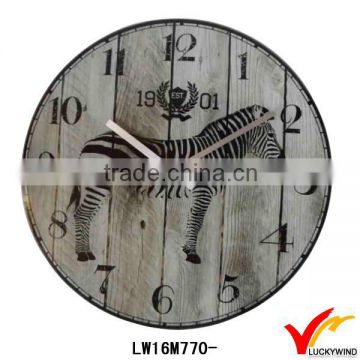 horse number vintage retro chinese wall clocks
