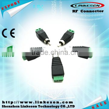 male DC power connectors with ROHS