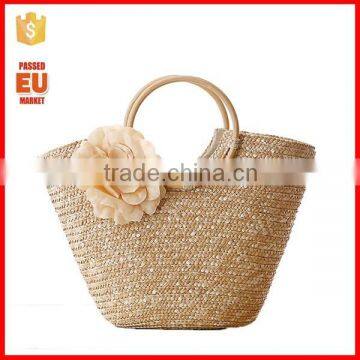 Beautiful lady summer straw handbag,lady straw handbag