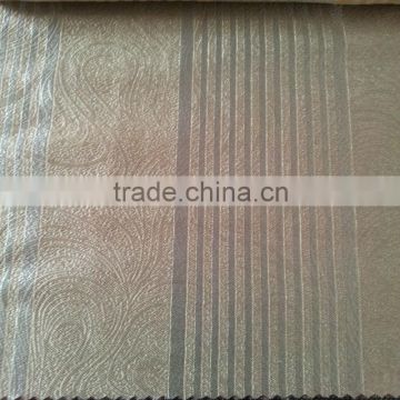 100%Polyester High Quality 11 Stripe Jacquard Base Irregular Abstract Embossed Blackout for factory Curtain Fabric