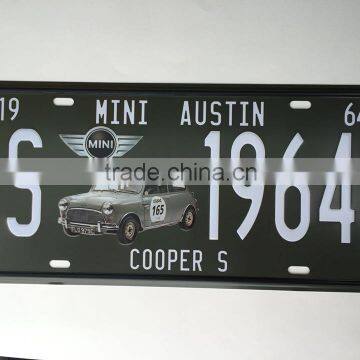 Personalized Front Metal Car License Plate